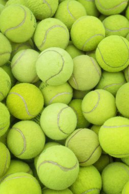 Tenis topları yakın plan arka plan 