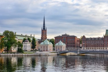 Eski şehrin Avrupa mimarisi 