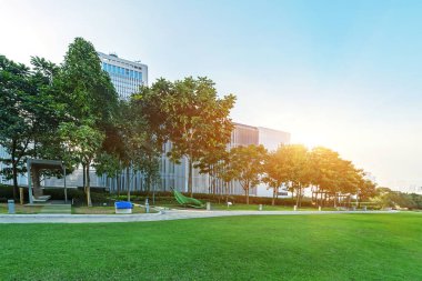 Asya şehri modern mimari görüşü