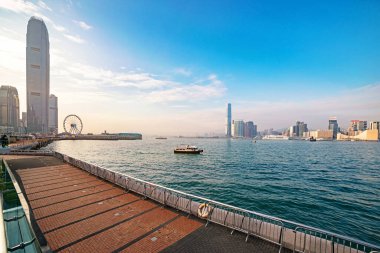 Guangdong, Guangzhou, Pearl River, sahil şehri.. 
