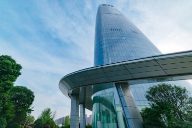 Asya şehri modern mimari görüşü