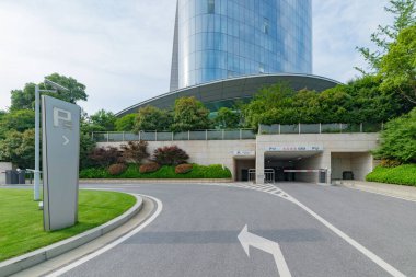 Asya şehri modern mimari görüşü