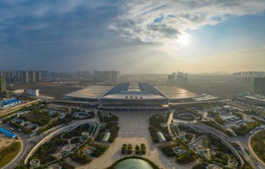 Asya şehri modern mimari görüşü