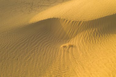 Xinjiang, Çin, Çölün güzel manzarası       