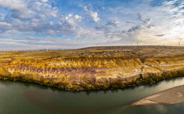 Güzel Çin Xinjiang jeolojik manzarası