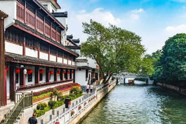  Nanjing şehrinde antik mimari, Çin