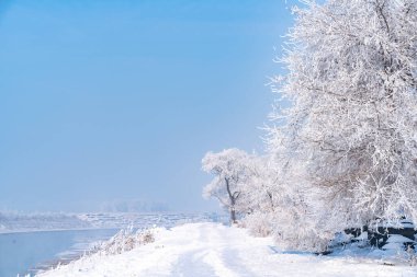 Jilin, Kuzeydoğu Çin 'deki Wuxi Adası Sahne Bölgesi