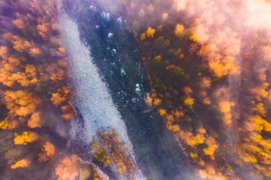 Sonbahar manzarasının manzarası 