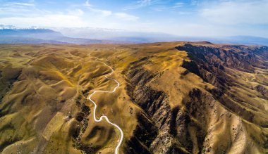 Dağların güzel manzarası, doğa manzarası.