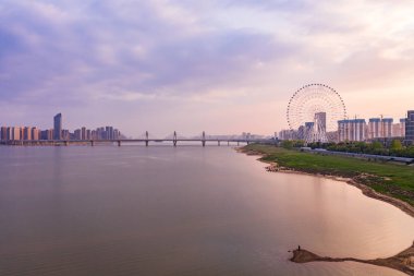 Asya şehri modern mimari görüşü