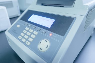 Laboratuvar ekipmanları yakın çekim görüntüsü