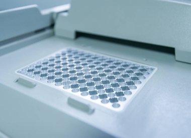 Laboratuvar ekipmanları yakın çekim görüntüsü