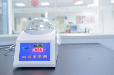 Laboratuvar ekipmanları yakın çekim görüntüsü