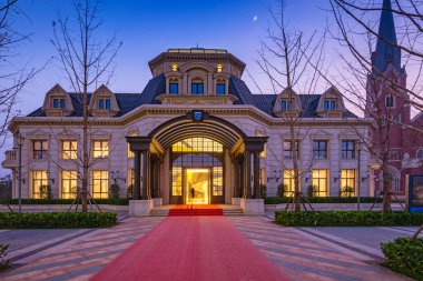 Çin şehrinin eski kasabası.