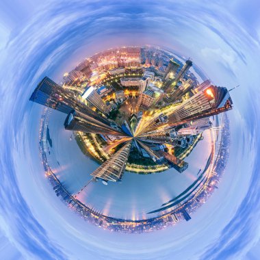 360 derecelik panoramik tur shanghai Skyline