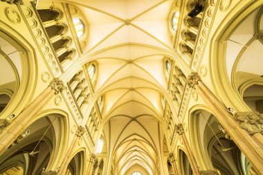 Çin 'deki güzel Şangay Xujiahui Katedrali