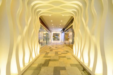 Bir cam pencerenin soyut arkaplanı