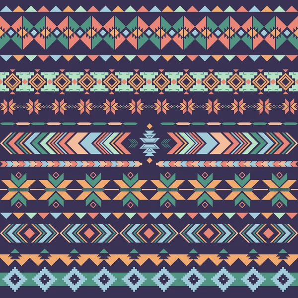 Фон Выполнен Форме Навахо Фиолетовых Тонах — стоковый вектор