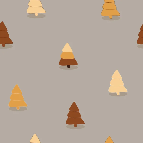 Fond Noël Avec Des Arbres Noël — Image vectorielle