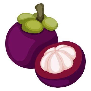 Çapraz Görünümlü Mangosteen Fruit