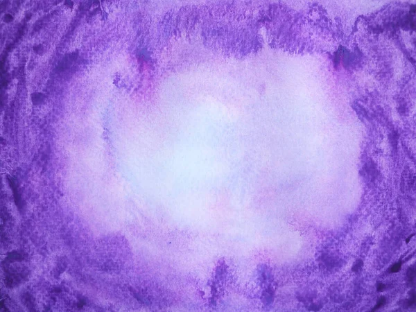 Violett Lila Abstrakt Aquarell Malerei Hintergrund Kunst Textur Vorlage Muster — Stockfoto