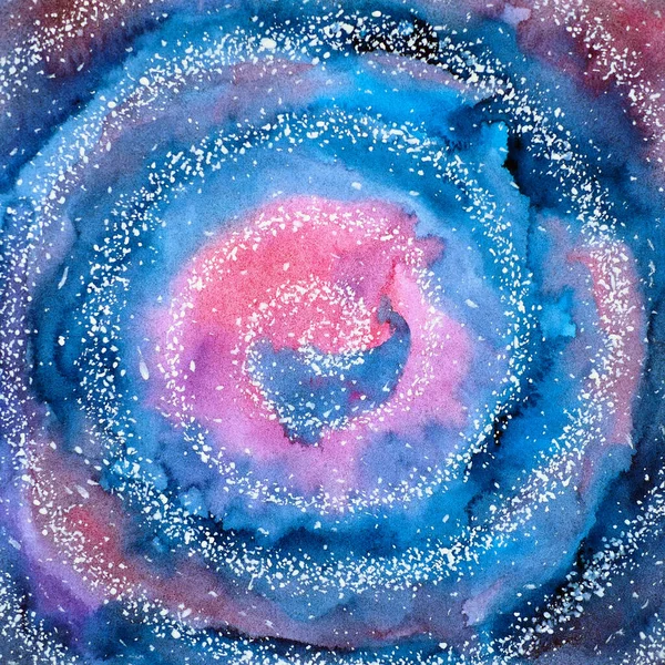 Abstract Spirală Univers Fundal Tapet Minte Spirituală Sănătate Mintală Holistică — Fotografie, imagine de stoc