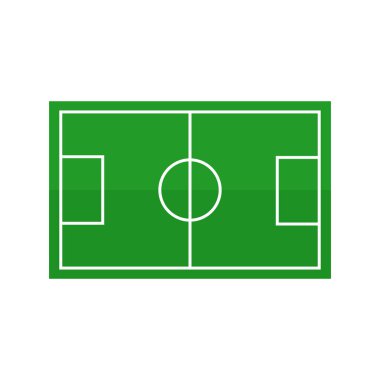 Yeşil alan elementlerine sahip futbol topu beyaz arka planda izole edilmiş.