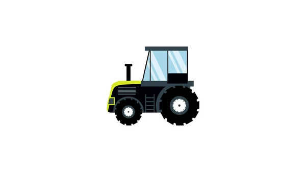 Tractor Element Agriculture Isolated White Background — Stock vektor