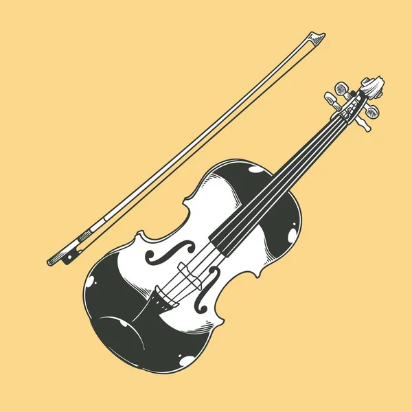 Garabato Música Dibujo Dibujo Objetos — Vector de stock