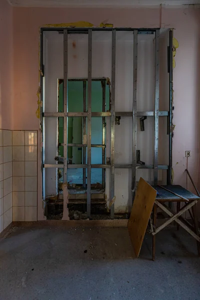 Wroclaw Polen Juni 2022 Innenraum Des Alten Krankenhauses Während Der — Stockfoto