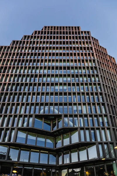 stock image Poznan, Poland - July 2022: The facade of the Baltyk building, where the business center is located, located in the city center