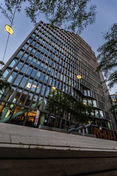 Poznan Polen Juli 2022 Fasaden Baltykbyggnaden Där Affärscentret Ligger Beläget — Stockfoto