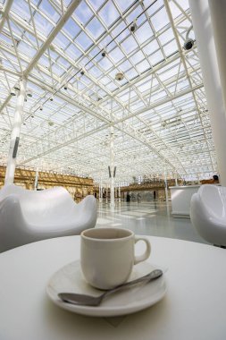 Wroclaw, Polonya - 14 Nisan 2024: Slodki Chlopak Kafe: Pawilon Çek Cumhuriyeti 'nde Modern İnziva