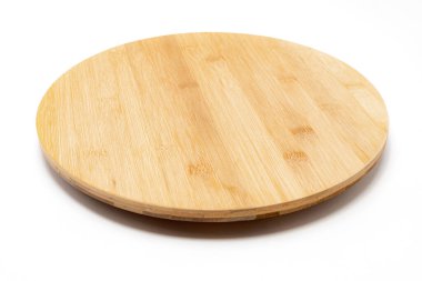 Mutfak veya Ekran için Yuvarlak Bambu Tahta Turntable