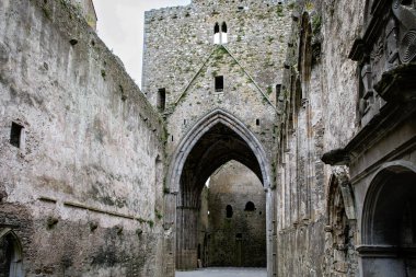 Cashel Kayası. Kings 'den Irish Cashel ve St. Patricks Rock, Cashel, County Tipperary' de tarihi bir yer. İrlanda.