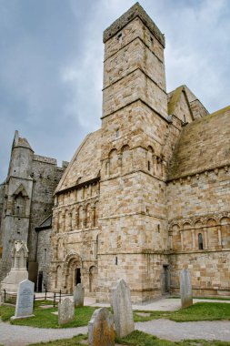 Cashel Kayası. Kings 'den Irish Cashel ve St. Patricks Rock, Cashel, County Tipperary' de tarihi bir yer. İrlanda.