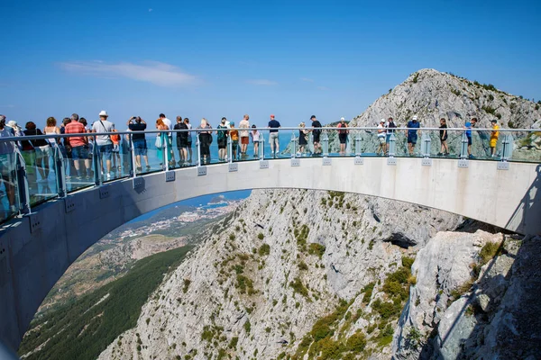 Biokovo Hırvatistan Ağustos 2022 Biokovo Dağında Yeni Inşa Edilen Gökyüzünde — Stok fotoğraf