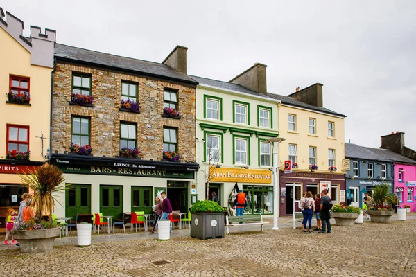 Clifden Irlanda Julio 2019 Calles Impresionantes Coloridas Clifden Connemara Irlanda —  Fotos de Stock