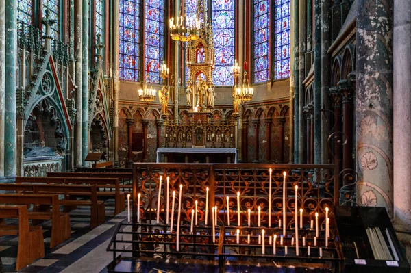Cathedral Basilica Our Lady Amiens France — Fotografia de Stock