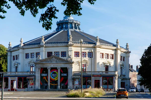 Amiens Frankrijk Augustus 2022 Stadsstraten Met Oude Bolwerken Typisch Gebouw — Stockfoto