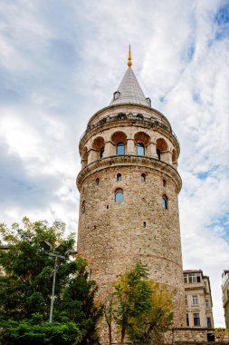 Galata Kulesi, İstanbul. Türkiye 'de tarihi bina