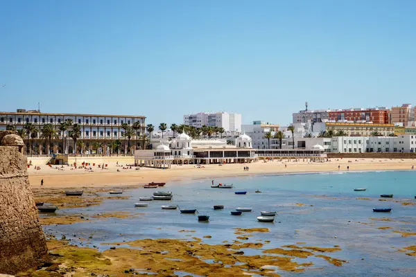 Strand Caleta Cadiz Andalucia Spanien — Stockfoto