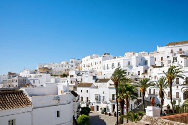 Vejer de la Frontera, İspanya, Endülüs bölgesi, Costa de la Luz, Cadiz bölgesi, Beyaz Towns, İber Yarımadası, Eski kasaba. Ruta de los Pueblos Blancos.