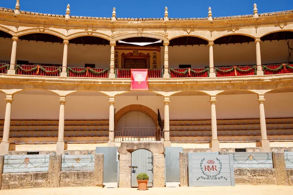 1785年にオープンしたロンダのプラザ トロスは スペインで最も古く 最も有名な闘牛場の一つです アンダルシア — ストック写真