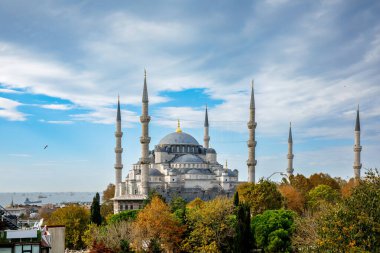 Güzel bir sonbahar gününe kadar İstanbul, İstanbul 'daki Mavi Cami veya Sultan Ahmet Camii