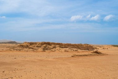 Güzel manzaralar, Çöl Kum Dağı Sahnesi, kum tepeleri.