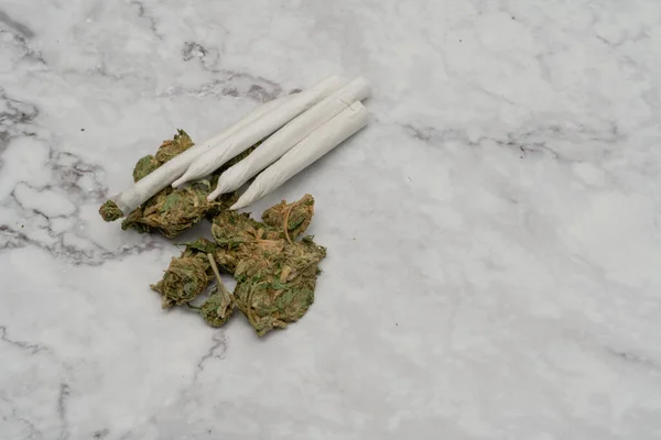Marihuána Cannabis Medicinal Joint Drogok — Stock Fotó