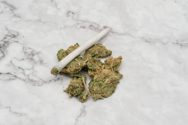 Marihuanové Konopí Medicína Tráva Drogy — Stock fotografie