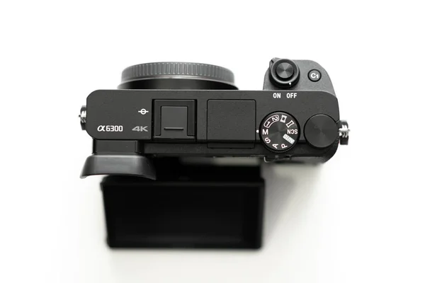 Fényképezőgép Sony Alpha A6300 Tükör Nélküli — Stock Fotó