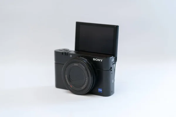 Câmera Compacta Sony Alpha Rx100 — Fotografia de Stock